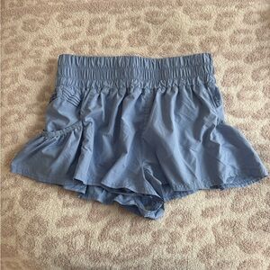 Free People Light Blue Athletic Shorts